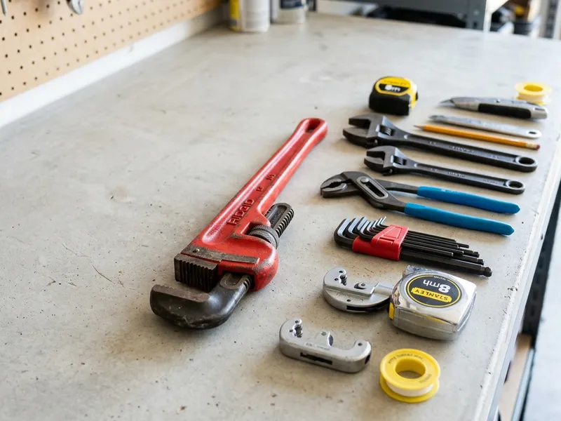 Professional plumbers in Locust Fork, AL equipped with top-tier tools for residential and commercial plumbing services.